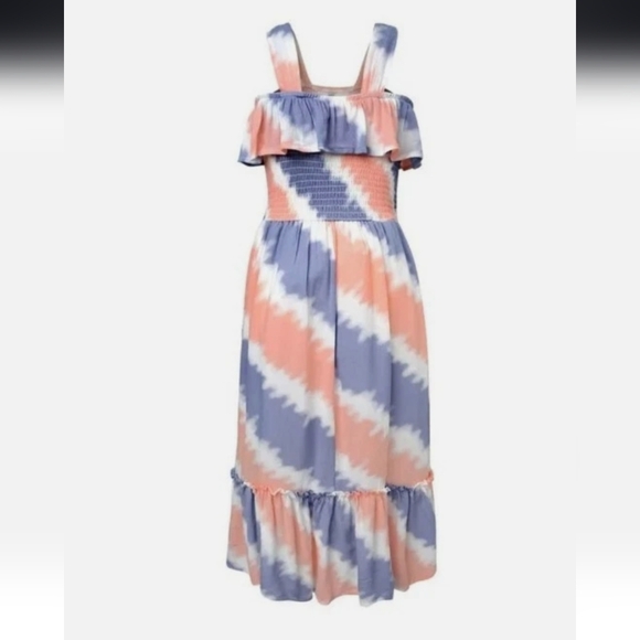 Jessica Simpson Youth Girl Dress Tie Dye summer party dress 10/12 Nwt - Picture 1 of 4